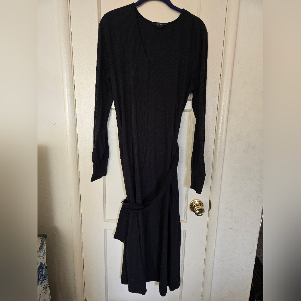 Simply Vera Vera Wang Black Long Sleeve Dress